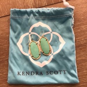 Elle teal Kendra Scott earrings